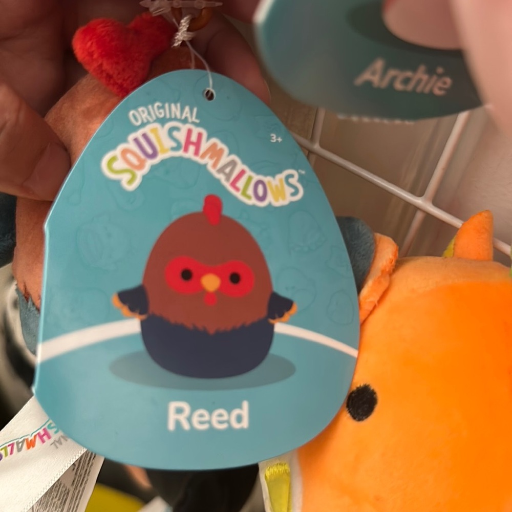 (NWT) Reed the rooster squishmallow clip - Picture 3 of 4